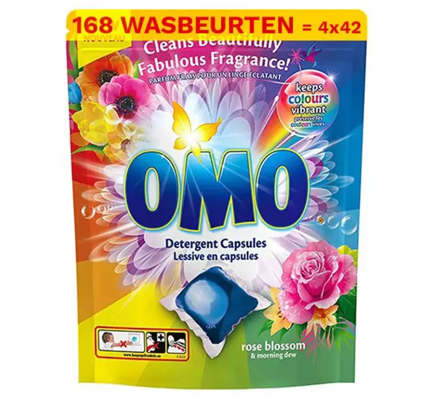 Rose Blossom - Wasmiddel Pods - 4x 42 stuks Wascapsules