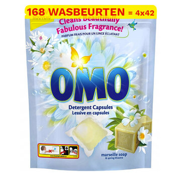 Omo Marseile - Wasmiddel Pods - 4x 42 stuks Wascapsules