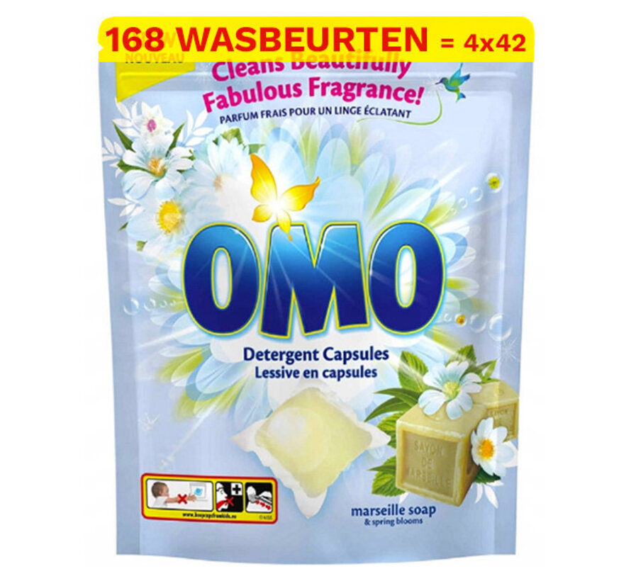 Marseile - Wasmiddel Pods - 4x 42 stuks Wascapsules