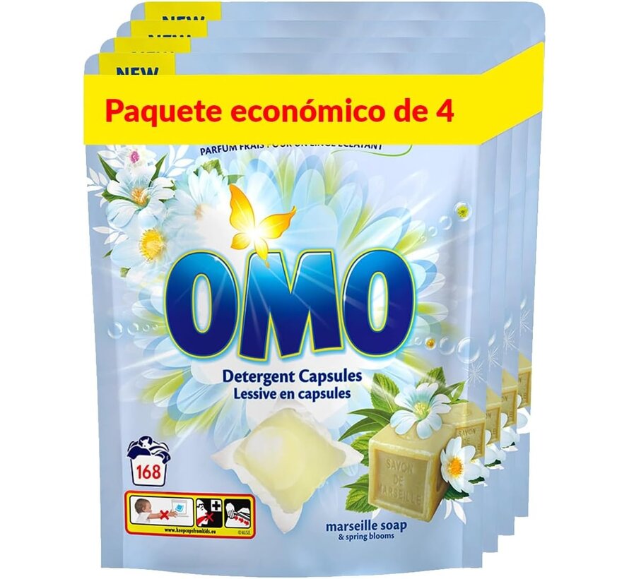 Marseile - Wasmiddel Pods - 4x 42 stuks Wascapsules