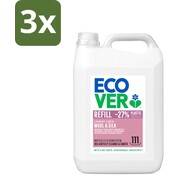 Ecover Wasmiddel 5L -  Wol & Fijnwas - 3x 111 wasbeurten
