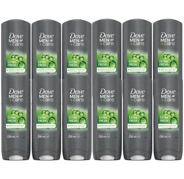 Dove Men+Care Extra Fresh - Douchegel - 12x 250ml
