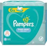 Pampers Fresh Clean Billendoekjes / Babydoekjes - 312 doekjes (6x52 stuks)