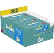 Pampers Fresh Clean Billendoekjes / Babydoekjes XL - 6x 80 stuks