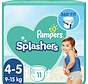 Splashers - Maat 4-5 (9kg-15kg) - 11 Wegwerpbare Zwemluiers