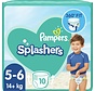 Splashers - Maat 5-6 (14+kg) - 10 Wegwerpbare Zwemluiers