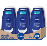 Nivea Creme Care - Douchecreme / Douchegel - 6x 250ml