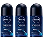 Men Deep Darkwood - Deodorant Roller - 3x 50ml
