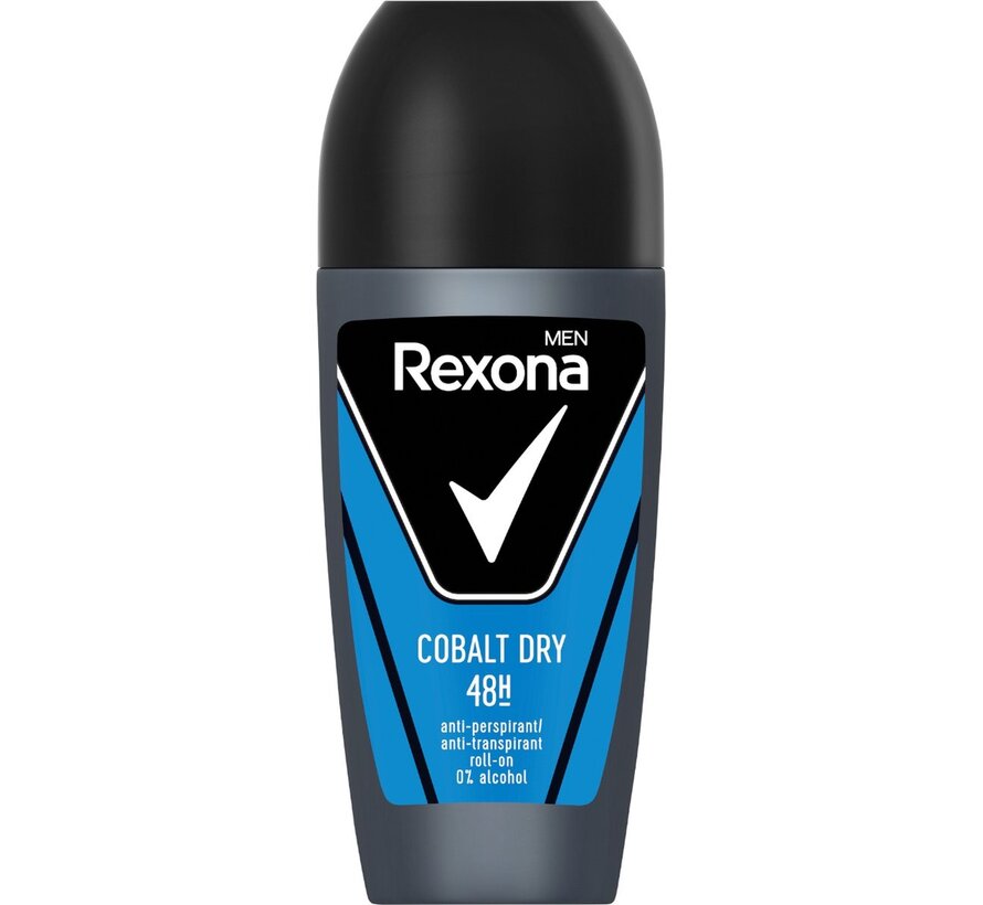 Motion Sense - Men Cobalt Dry - Deodorant Roller - 6x 50ml - Voordeelverpakking