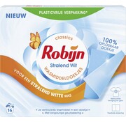 Robijn Stralend Wit - Wasmiddeldoekjes - 16 stuks