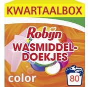 Robijn Color - Wasmiddeldoekjes - 5x 16 stuks