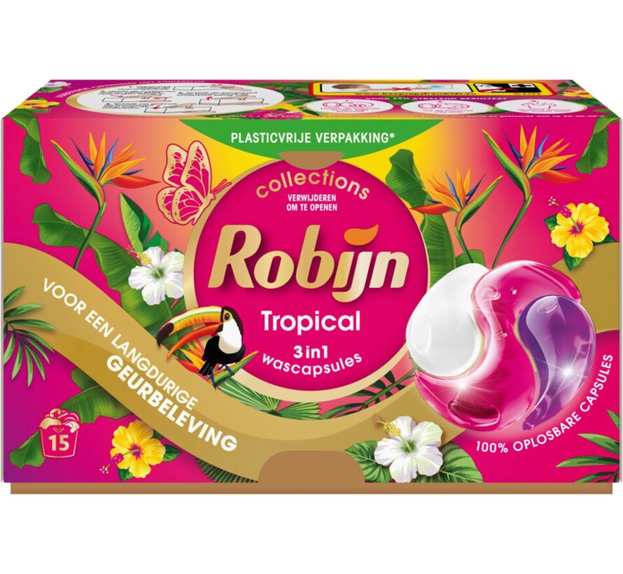 Color Tropical - Wasmiddel Pods - 15 stuks Wascapsules