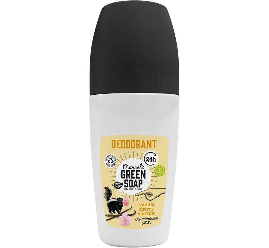 Vanille & Kersenbloesem - Deodorant Roller - 5x 50ml