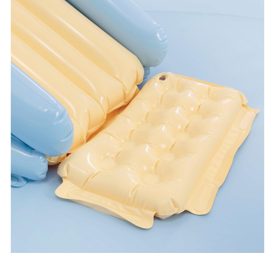 Opblaasbaar speelzwembad - Unicorn Castle - met glijbaan - 196x178x127cm