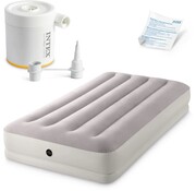 Intex Prestige Mid-Rise Twin Luchtbed - 1-persoons - USB pomp 191x99x30cm