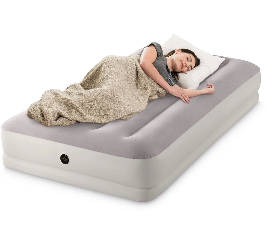Prestige Mid-Rise Twin Luchtbed - 1-persoons - USB pomp 191x99x30cm