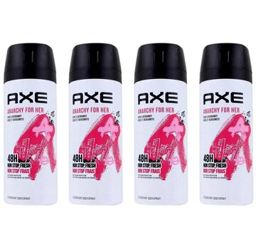 Axe Anarchy for Her Bodyspray / Deodorant Spray - 4x 150ml