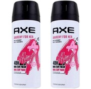 Axe Anarchy for Her Bodyspray / Deodorant Spray - 2x 150ml