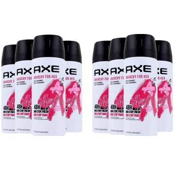 Axe Anarchy for Her Bodyspray / Deodorant Spray - 8x 150ml