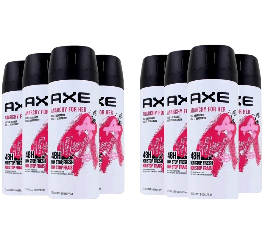 Anarchy for Her Bodyspray / Deodorant Spray - 8x 150ml