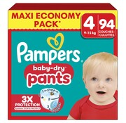 Pampers Baby Dry Pants - Maat 4 (9kg-15kg) - 94 Luierbroekjes - Megabox