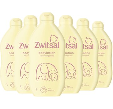 Zwitsal Baby Bodylotion - XL 6x 400ml Voordeelverpakking n