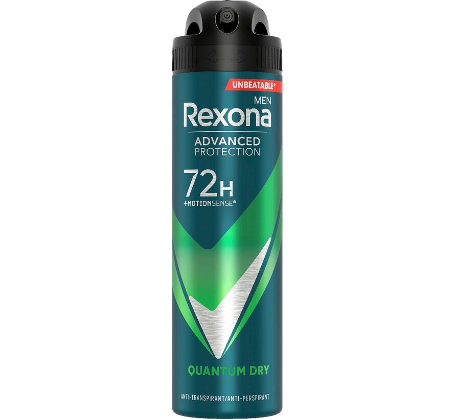 Men Quantum Dry - Advanced Protection - Deodorant Spray - 3x 150ml