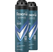 Rexona Men Cobalt Dry - Advanced Protection - Deodorant Spray - 2x 150ml