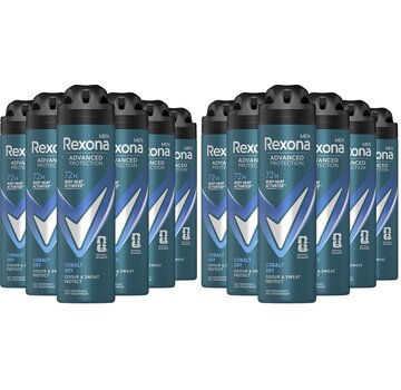 Rexona Men Cobalt Dry - Advanced Protection - Deodorant Spray - 12x 150ml