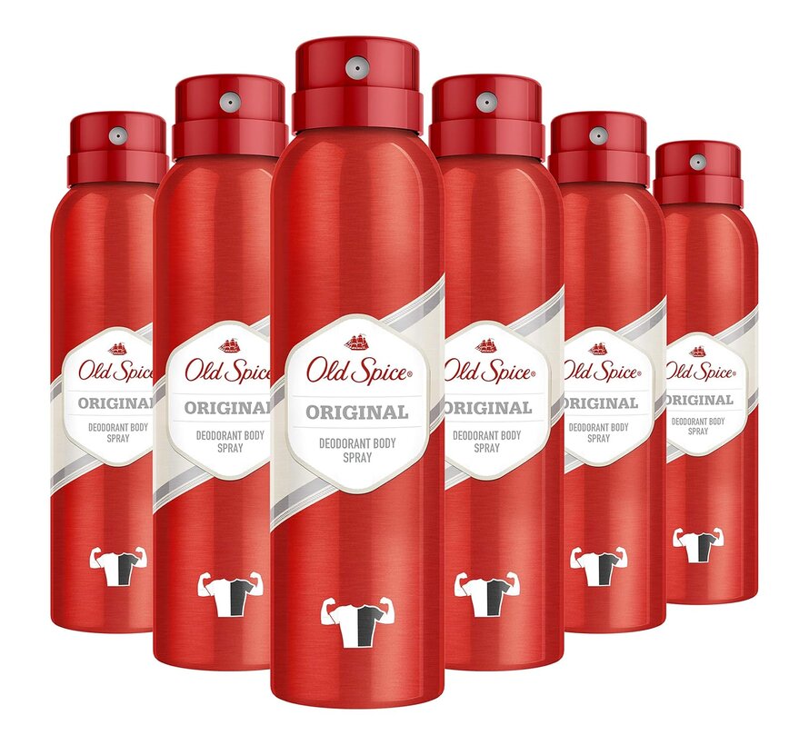 Original - Deodorant Spray - 6x 150ml - Voordeelverpakking
