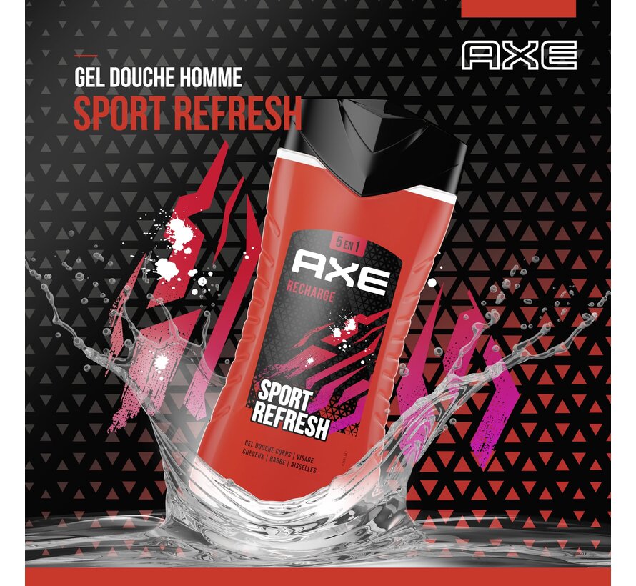 Douchegel Recharge 250ml - 5in1 Sport Refresh - 2-pack