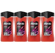Axe Douchegel Recharge 250ml - 5in1 Sport Refresh - 4 stuks (2x 2-pack)