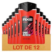 Axe Douchegel Recharge 250ml - 5in1 Sport Refresh - 12 stuks (6x 2-pack)