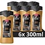 Fine Fragrance Douchegel 300ml - Copper Santal - 6 stuks (3x 2-pack)