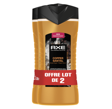 Axe Fine Fragrance Douchegel 300ml - Copper Santal - 2-pack