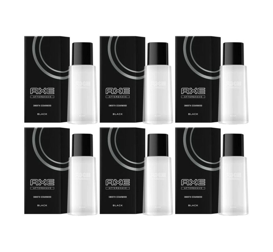 Aftershave Black - 6x 100ml