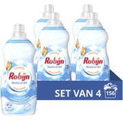 Robijn Stralend Wit - Klein & Krachtig - Vloeibaar wasmiddel - 4x 39 wasbeurten