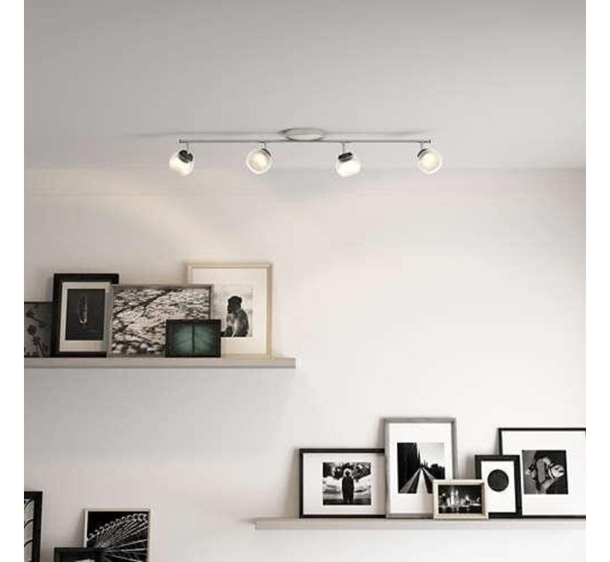MyLiving LED Balla plafondlamp mat chroom 4W  (4-spots)
