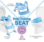 Bambino 3in1 - Plaspotje - Trapje - WC Verkleiner - Blauw Jongens