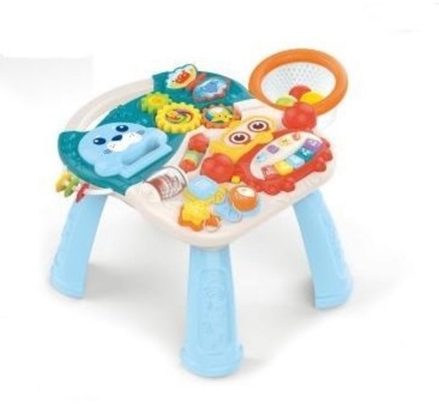 2 in 1 - Baby Walker loopwagen en speeltafel met activiteiten