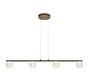 MyLiving LED Varande plafondlamp brons 4,5W (4-spots)