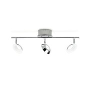 Philips MyLiving LED Mackinaw plafondlamp - chroom 5W (3-spots)