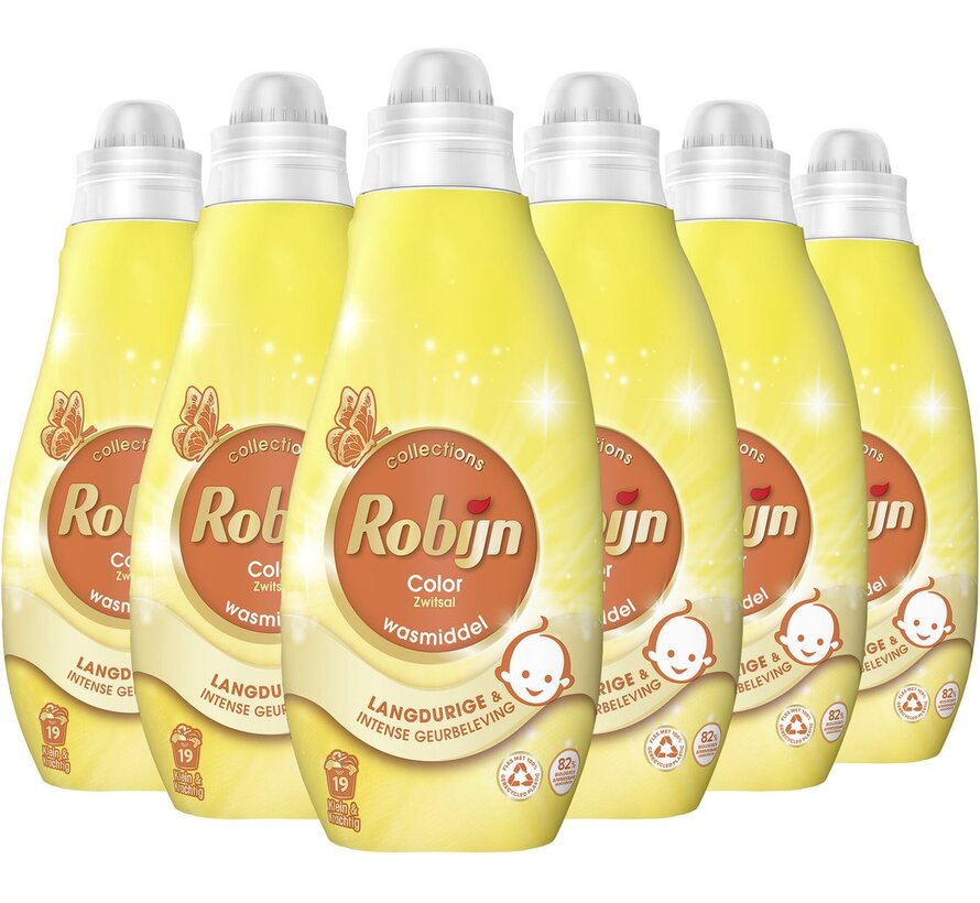 Zwitsal - Klein & Krachtig - Vloeibaar wasmiddel (665ml) - 6x 19 wasbeurten
