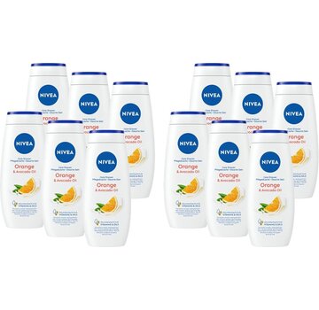 Nivea Orange & Avocado Oil - Douchecreme / Douchegel - 12x 250ml