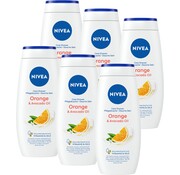Nivea Orange & Avocado Oil - Douchecreme / Douchegel - 6x 250ml