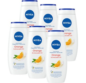 Nivea Orange & Avocado Oil - Douchecreme / Douchegel - 6x 250ml