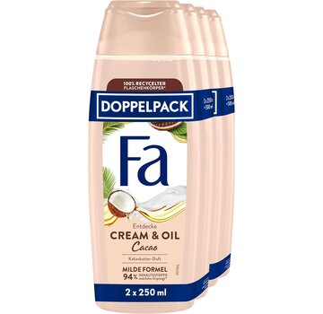 FA Cream & Oil - Douchegel / Douchecreme - 4x 250ml
