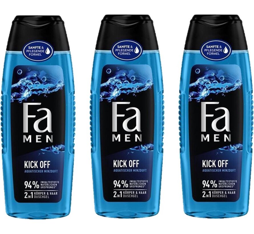 Men Kick Off - Douchegel - 3x 250ml