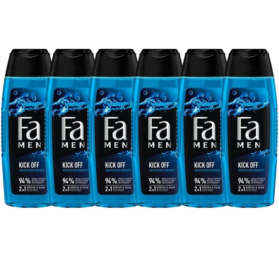 Men Kick Off - Douchegel - 6x 250ml