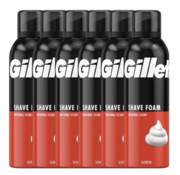 Gillette Scheerschuim basic - Regular - 6x 200ml Voordeelverpakking